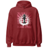 High 85 Metallic Burgundy 1s Hoodie Match Black Queen Collection - NastyJamz