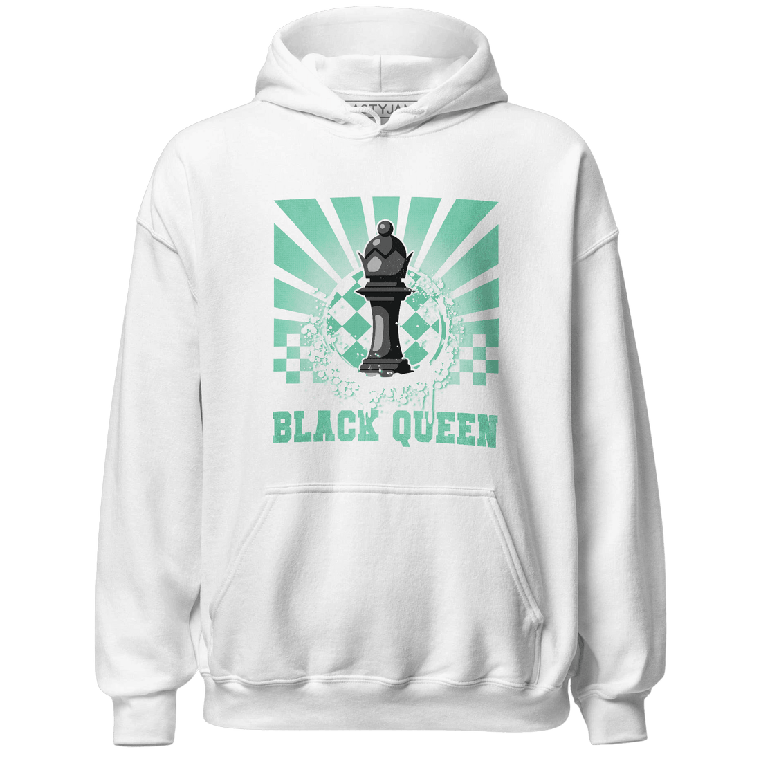 High OG Green Glow 1s Hoodie Match Black Queen Collection - NastyJamz