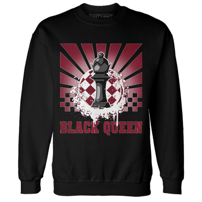 High White Team Red 1s Sweatshirt Match Black Queen Collection - NastyJamz