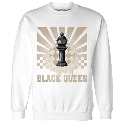 Latte 1s Sweatshirt Match Black Queen Collection - NastyJamz