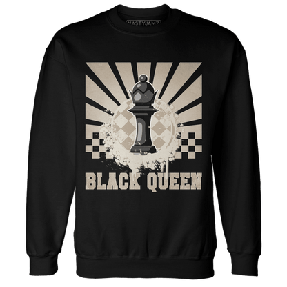 Latte 1s Sweatshirt Match Black Queen Collection - NastyJamz