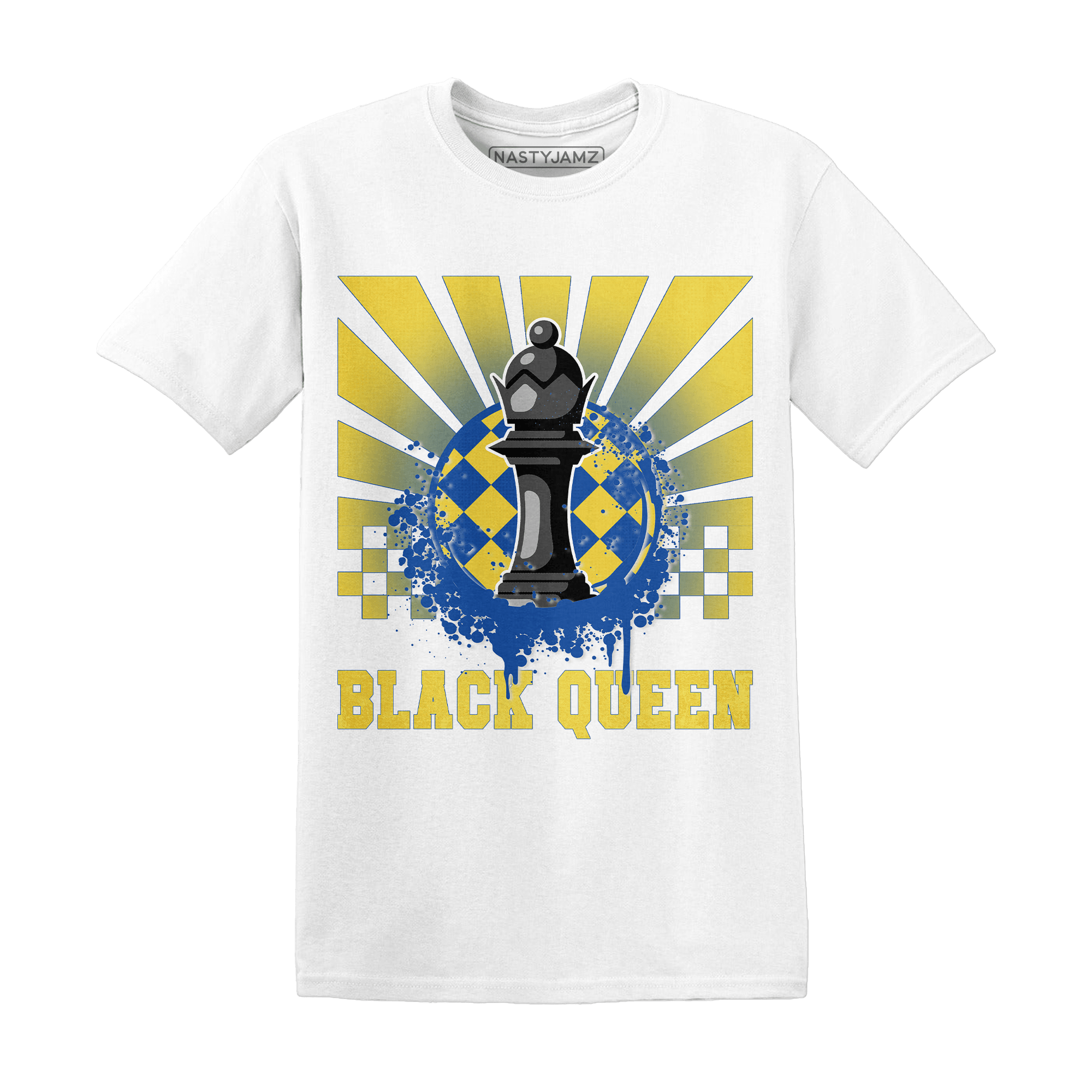 Low OG Canary TVSC 1s T Shirt Match Black Queen Collection - NastyJamz