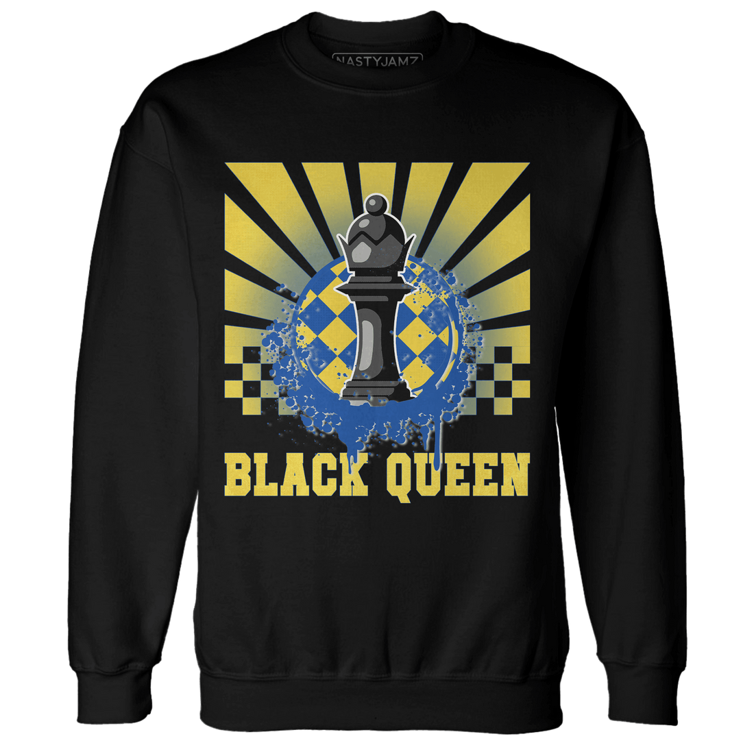Low OG Canary TVSC 1s Sweatshirt Match Black Queen Collection - NastyJamz