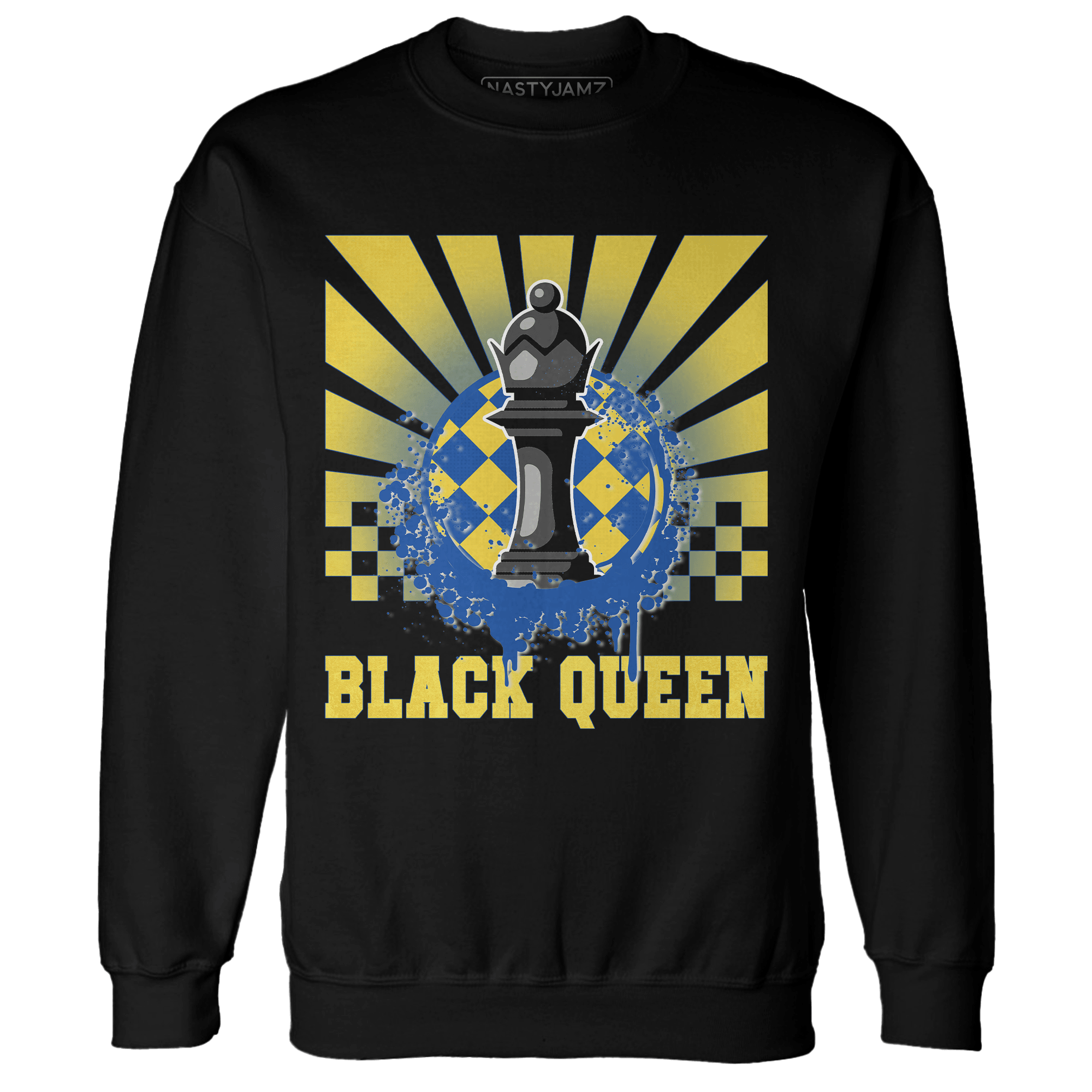 Low OG Canary TVSC 1s Sweatshirt Match Black Queen Collection - NastyJamz