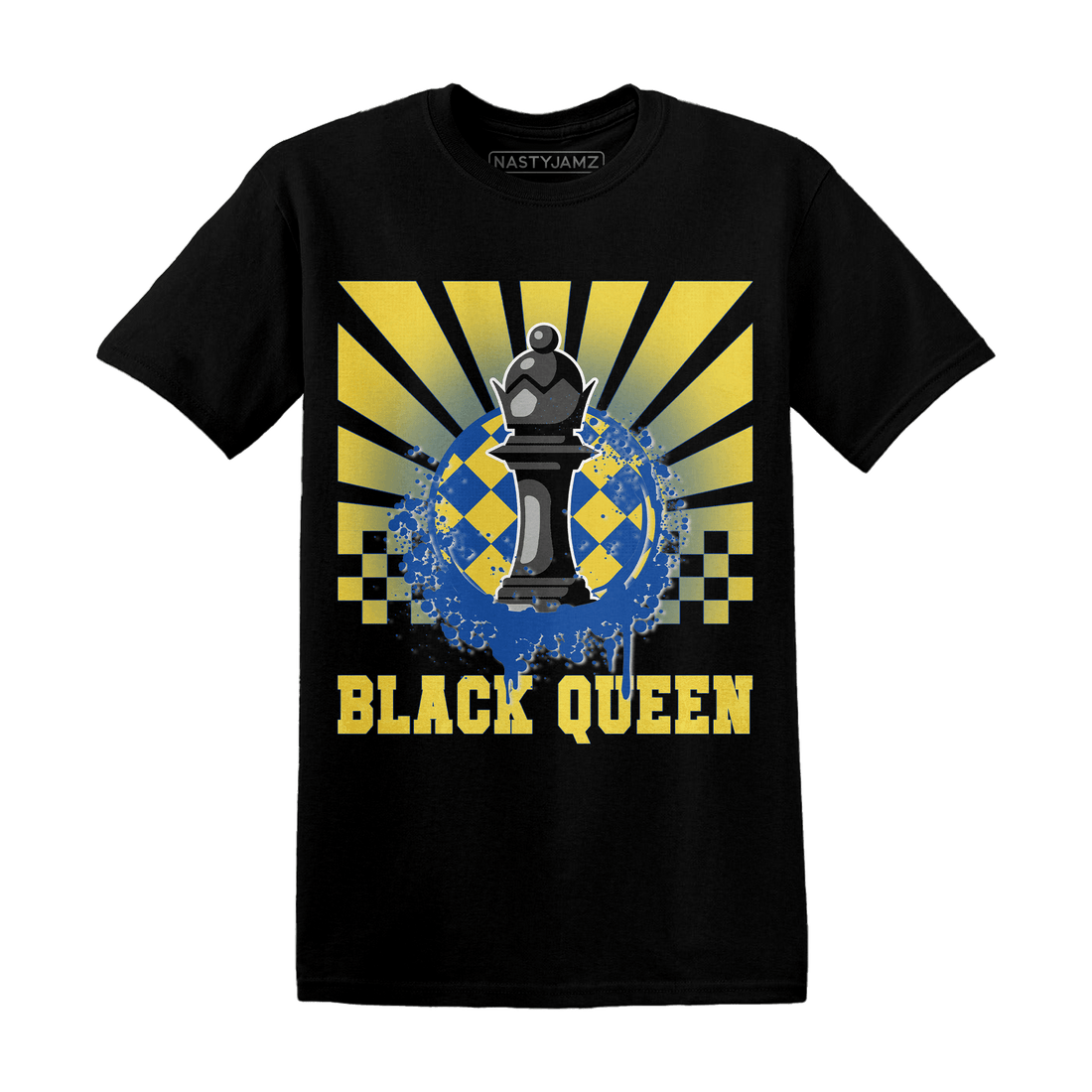 Low OG Canary TVSC 1s T Shirt Match Black Queen Collection - NastyJamz