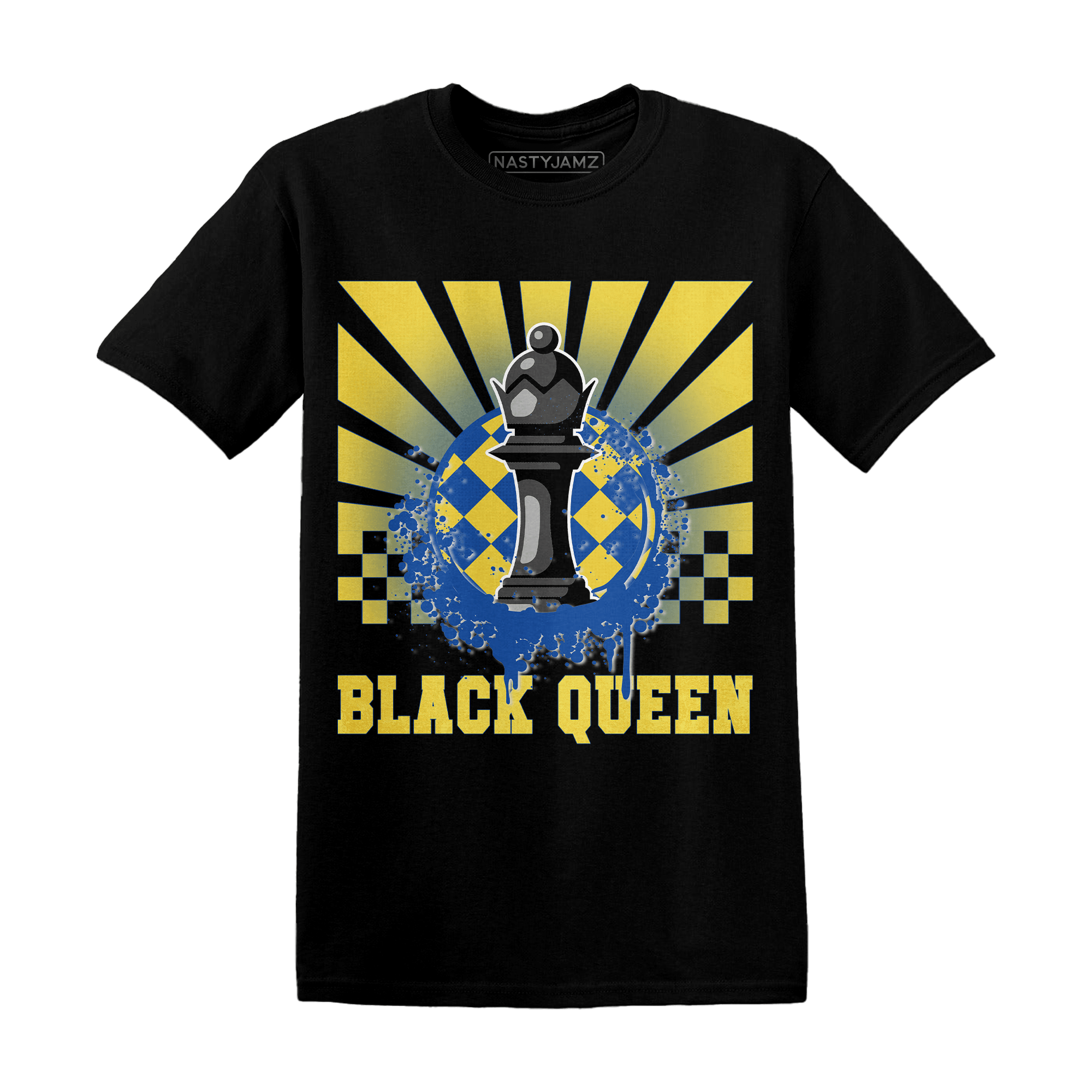 Low OG Canary TVSC 1s T Shirt Match Black Queen Collection - NastyJamz