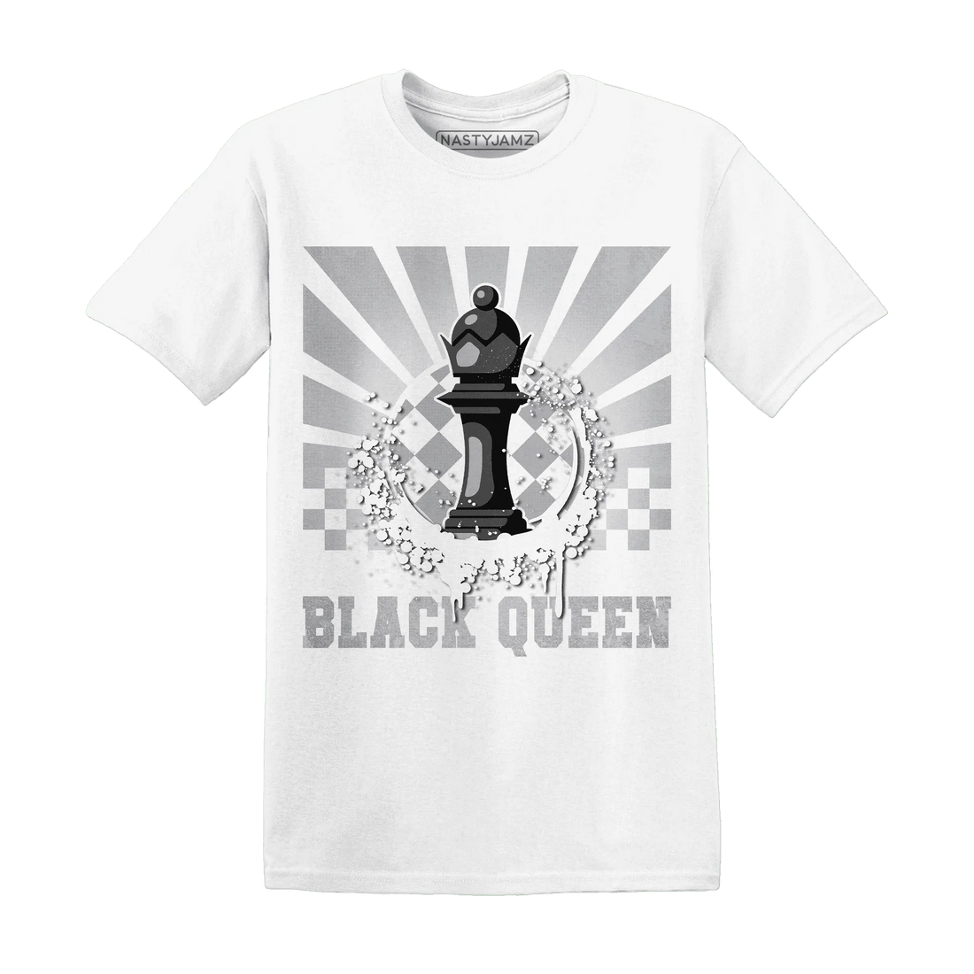 Wolf-Grey-1s-T-Shirt-Match-Black-Queen-Collection