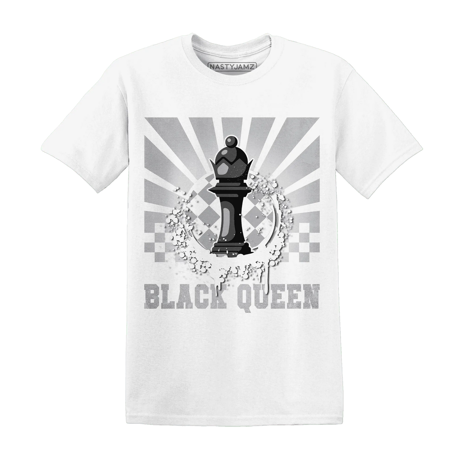 Wolf-Grey-1s-T-Shirt-Match-Black-Queen-Collection