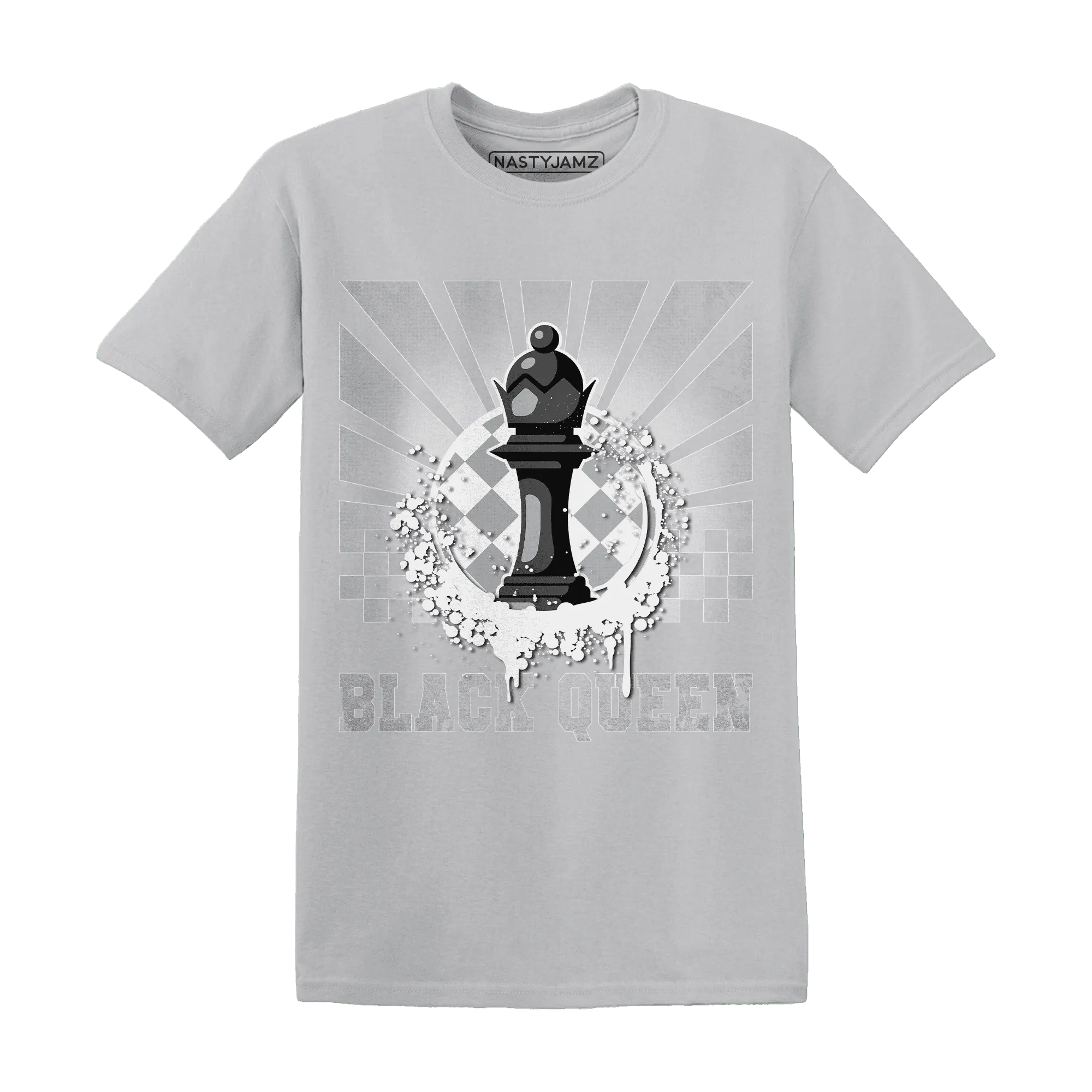 Wolf-Grey-1s-T-Shirt-Match-Black-Queen-Collection