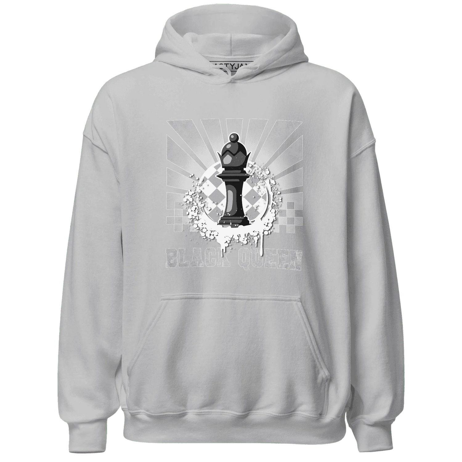 Wolf-Grey-1s-Hoodie-Match-Black-Queen-Collection