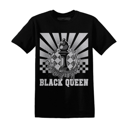 Cement-Grey-3s-T-Shirt-Match-Black-Queen-Collection