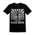 Cement-Grey-3s-T-Shirt-Match-Black-Queen-Collection