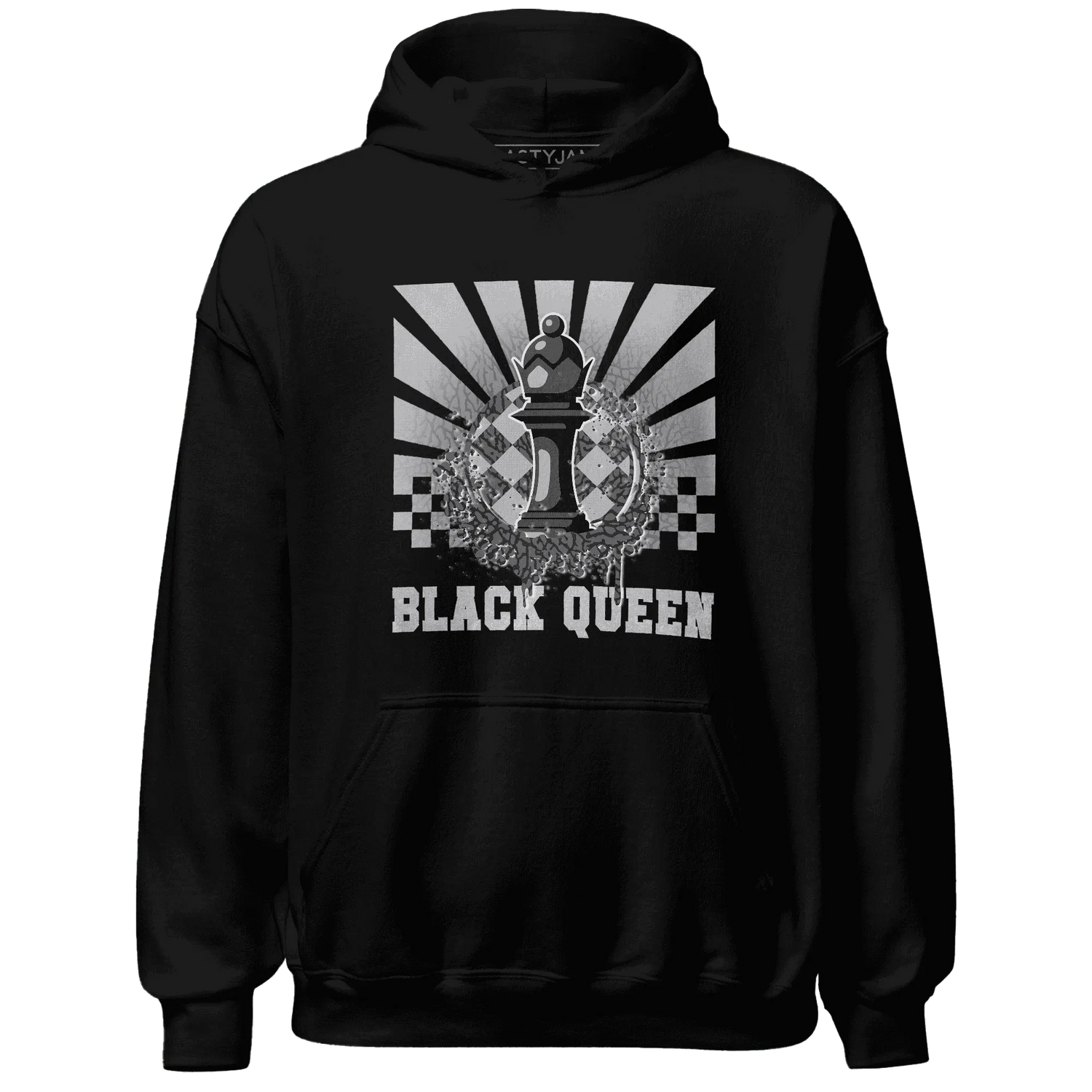 Cement-Grey-3s-Hoodie-Match-Black-Queen-Collection