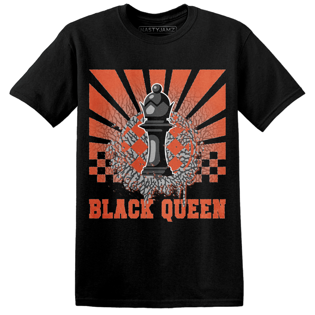 Georgia Peach 3s T Shirt Match Black Queen Collection - NastyJamz