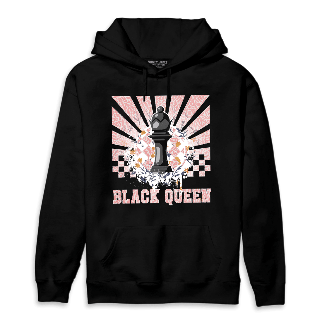 Red Stardust 3s Hoodie Match Black Queen Collection - NastyJamz
