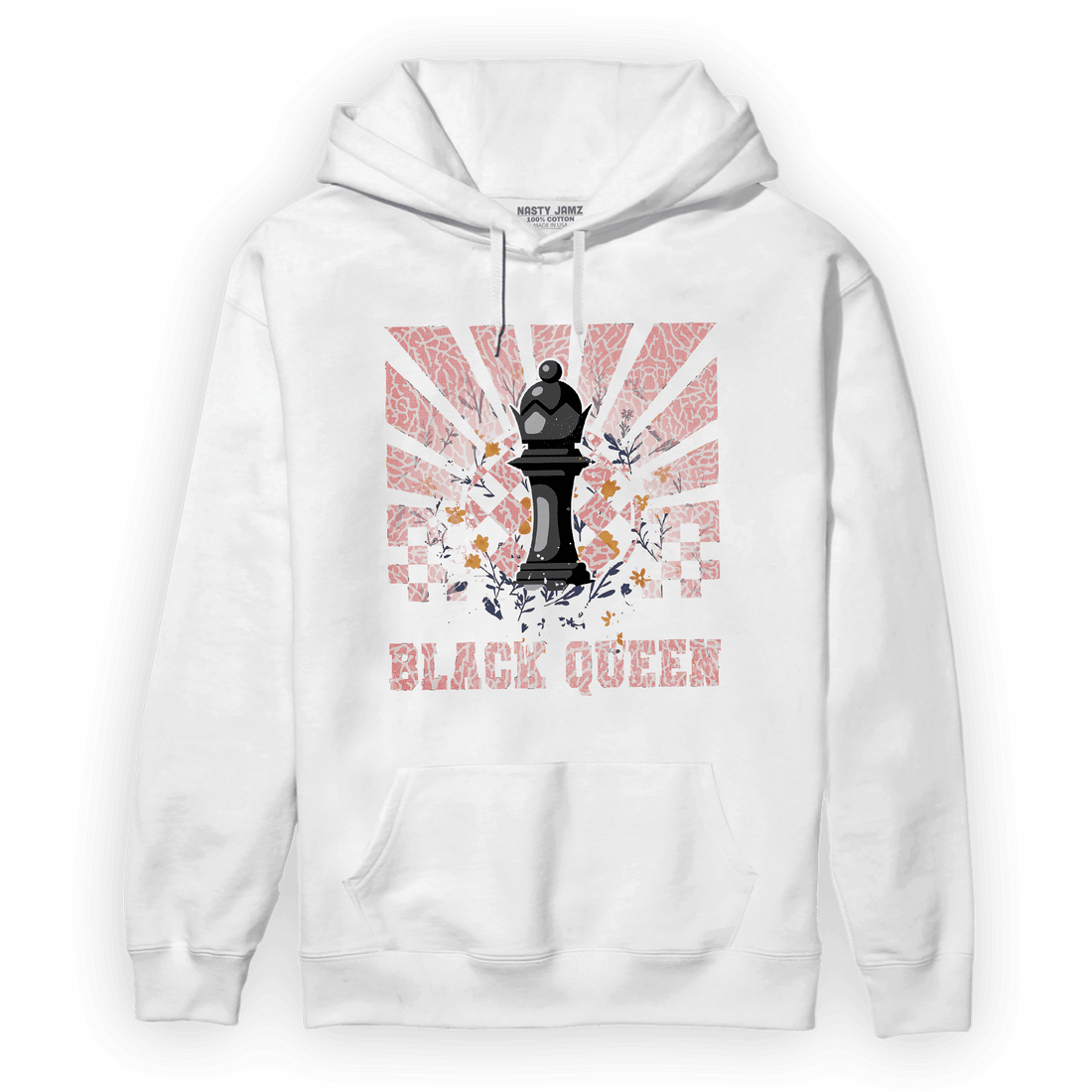 Red Stardust 3s Hoodie Match Black Queen Collection - NastyJamz