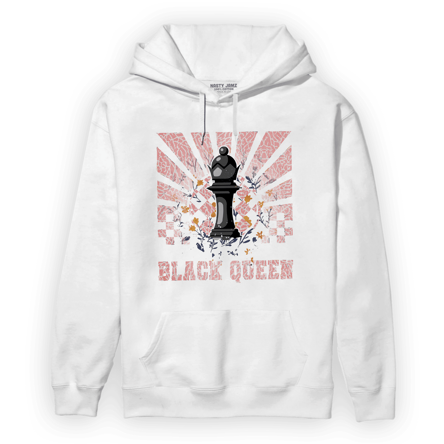 Red Stardust 3s Hoodie Match Black Queen Collection - NastyJamz