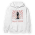Red Stardust 3s Hoodie Match Black Queen Collection - NastyJamz