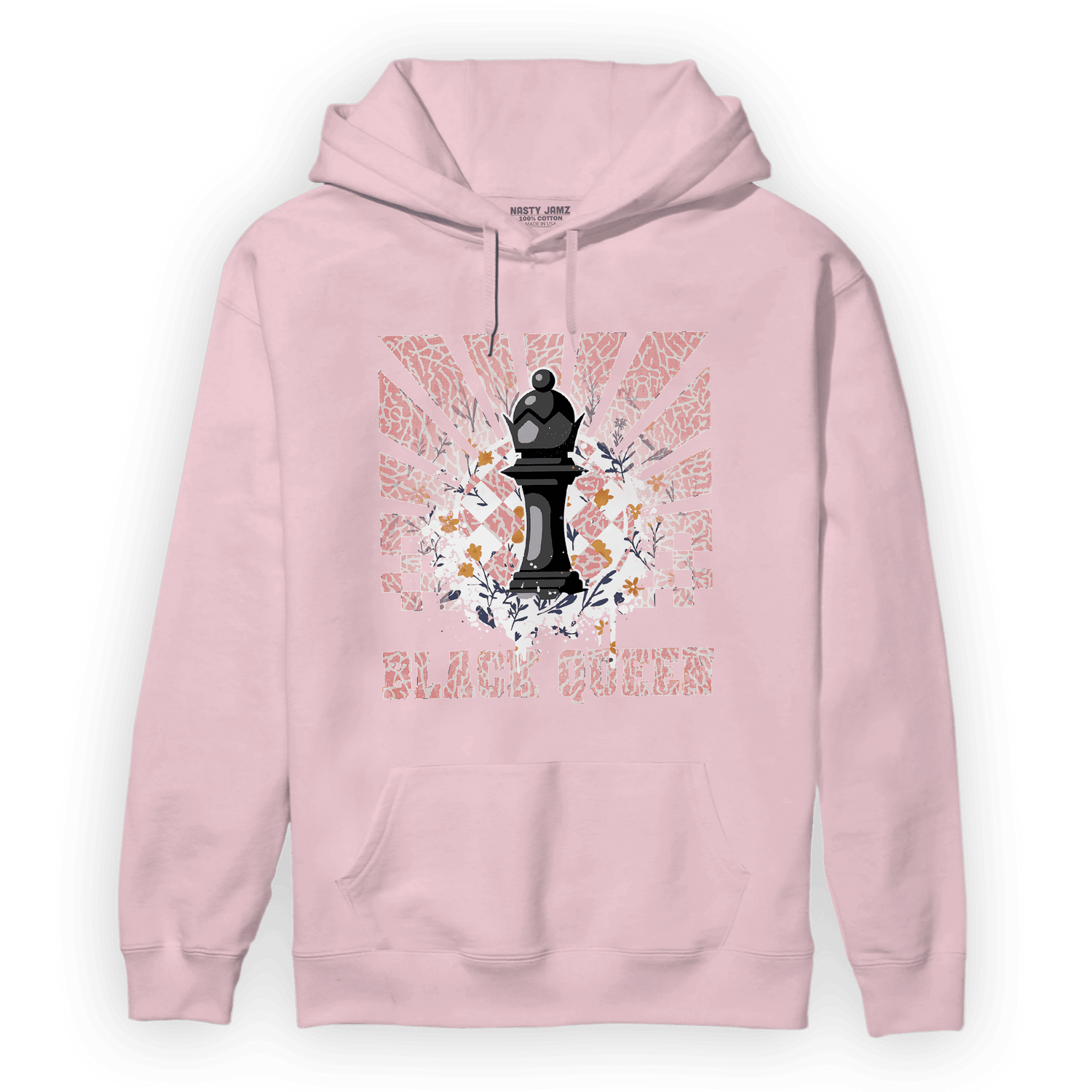 Red Stardust 3s Hoodie Match Black Queen Collection - NastyJamz
