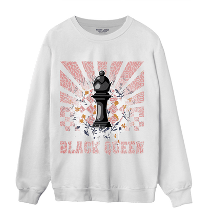 Red Stardust 3s Sweatshirt Match Black Queen Collection - NastyJamz