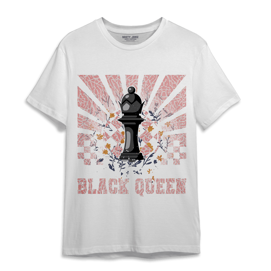 Red Stardust 3s T Shirt Match Black Queen Collection - NastyJamz