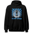 Industrial Blue 4s Hoodie Match Black Queen Collection - NastyJamz