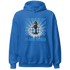 Industrial Blue 4s Hoodie Match Black Queen Collection - NastyJamz
