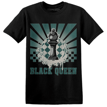 Oxidized Green 4s T Shirt Match Black Queen Collection - NastyJamz