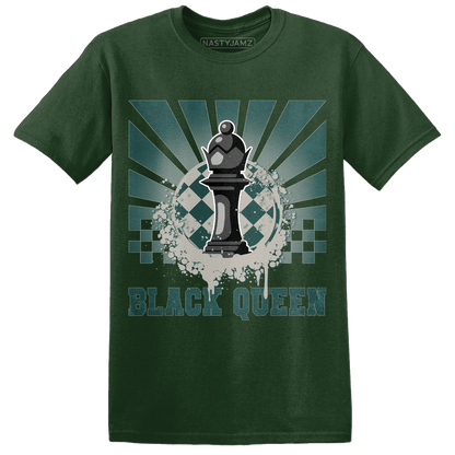 Oxidized Green 4s T Shirt Match Black Queen Collection - NastyJamz