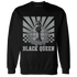 Paris Olympicsss 4s Sweatshirt Match Black Queen Collection - NastyJamz