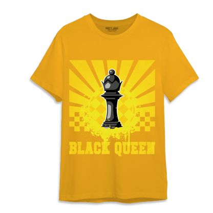 Vivid Sulfur 4s T Shirt Match Black Queen Collection - NastyJamz