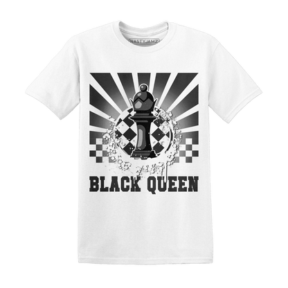 White-Thunder-4s-T-Shirt-Match-Black-Queen-Collection