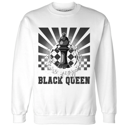 White-Thunder-4s-Sweatshirt-Match-Black-Queen-Collection