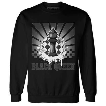 White-Thunder-4s-Sweatshirt-Match-Black-Queen-Collection