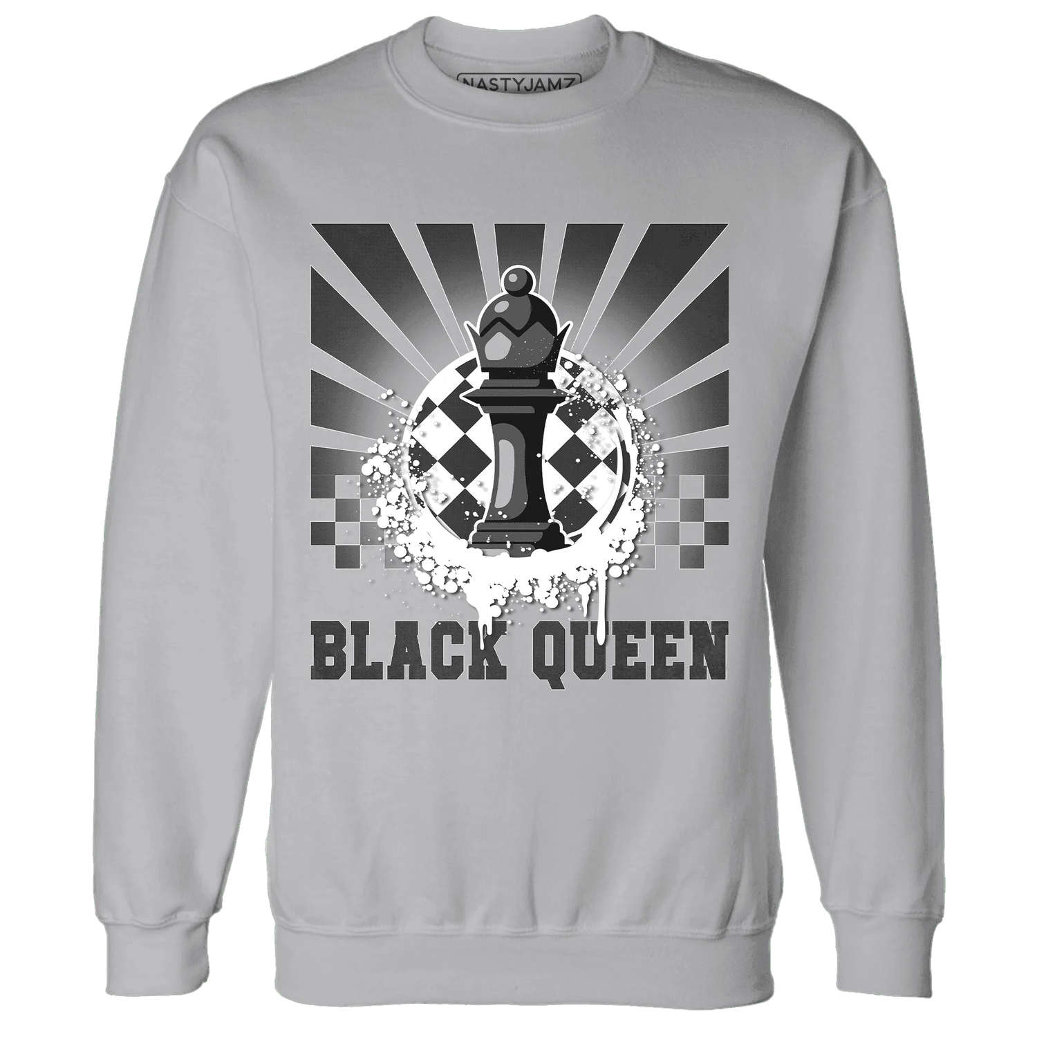 White-Thunder-4s-Sweatshirt-Match-Black-Queen-Collection