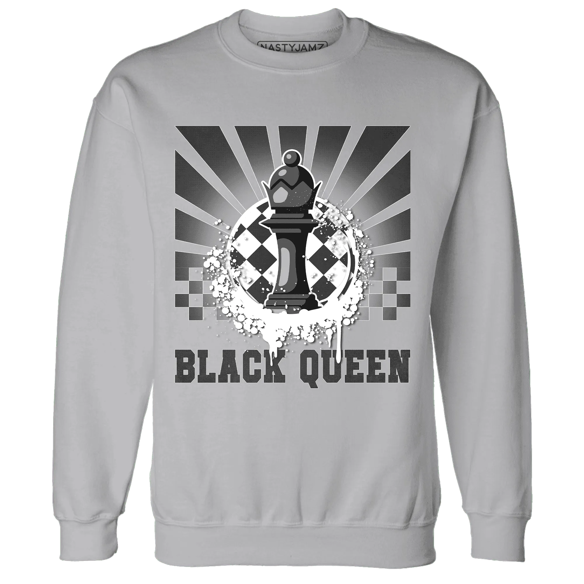 White-Thunder-4s-Sweatshirt-Match-Black-Queen-Collection