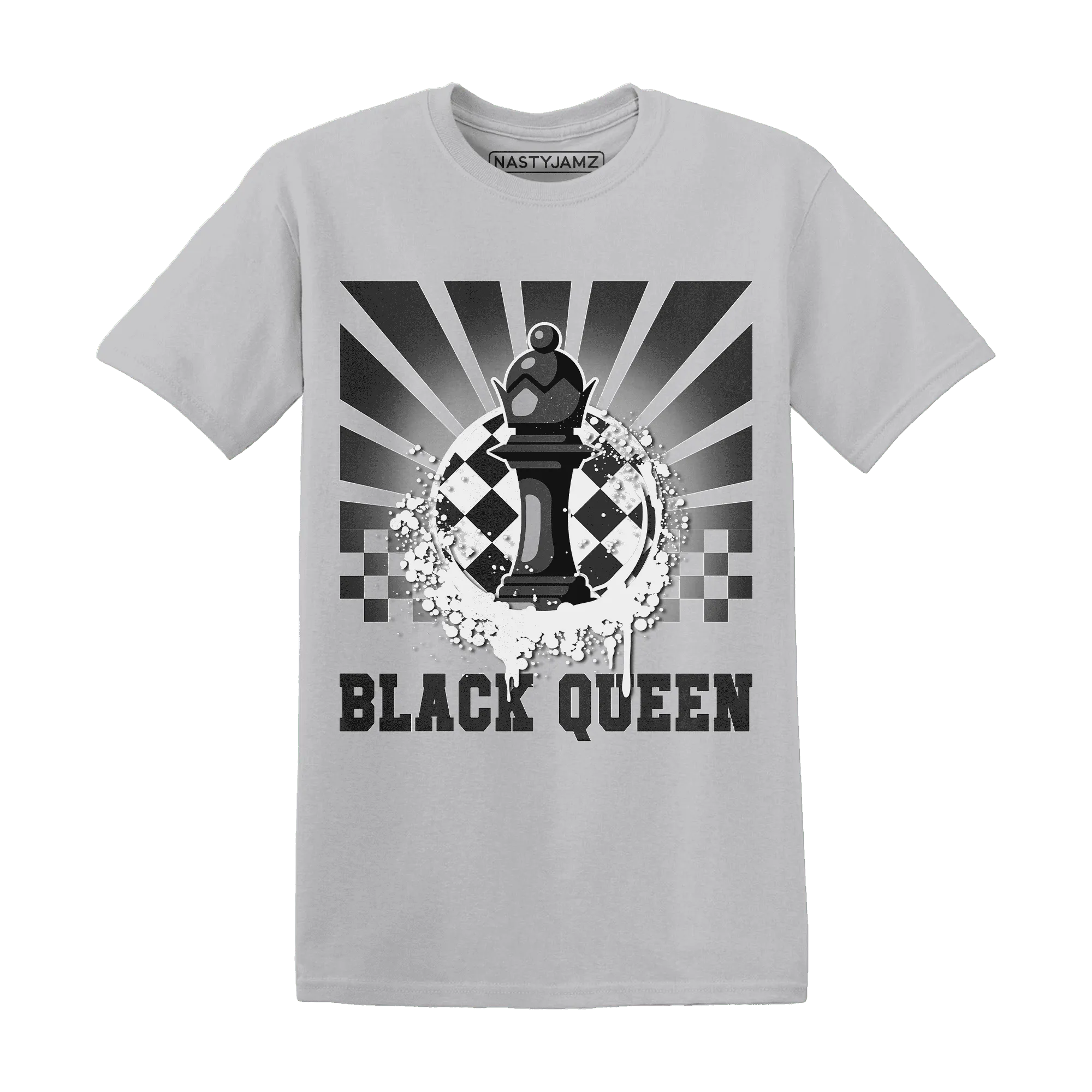 White-Thunder-4s-T-Shirt-Match-Black-Queen-Collection