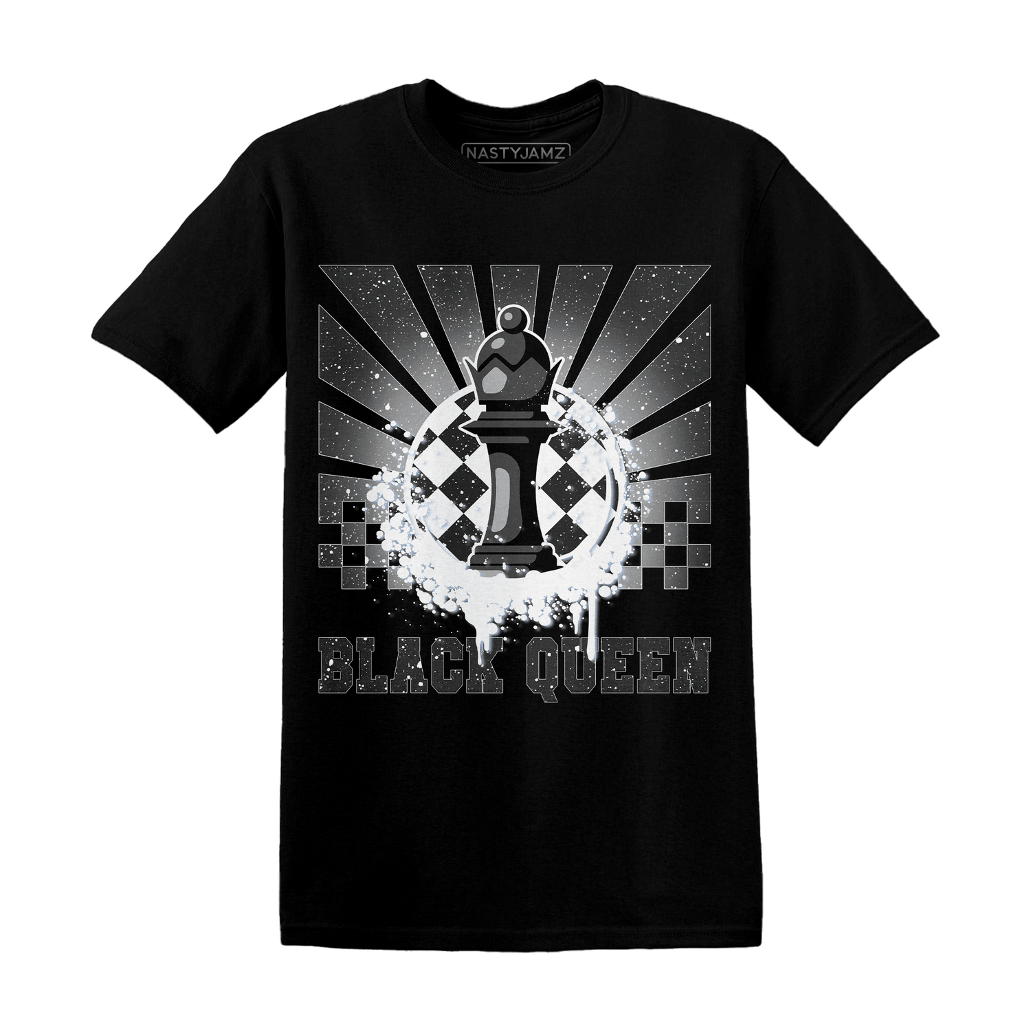 Reverse Oreo 6s T Shirt Match Black Queen Collection - NastyJamz
