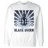 White-Navy-6s-Sweatshirt-Match-Black-Queen-Collection