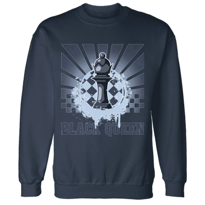 White-Navy-6s-Sweatshirt-Match-Black-Queen-Collection