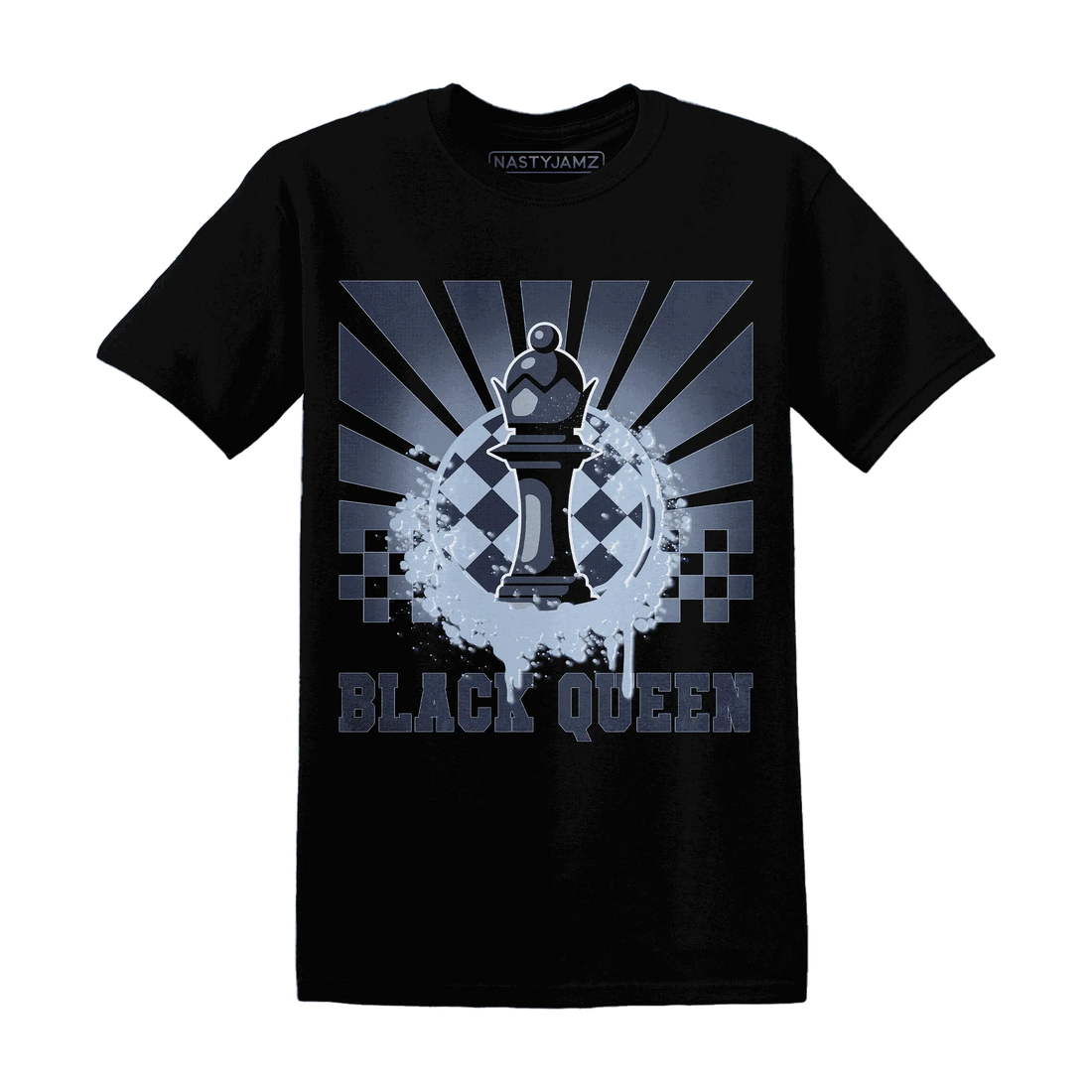 White-Navy-6s-T-Shirt-Match-Black-Queen-Collection