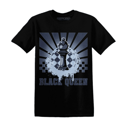 White-Navy-6s-T-Shirt-Match-Black-Queen-Collection