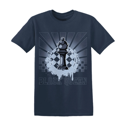 White-Navy-6s-T-Shirt-Match-Black-Queen-Collection