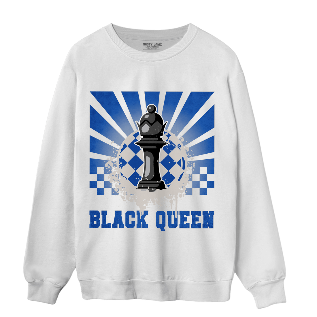 Air Max 1 86 Royal Sweatshirt Match Black Queen Collection - NastyJamz