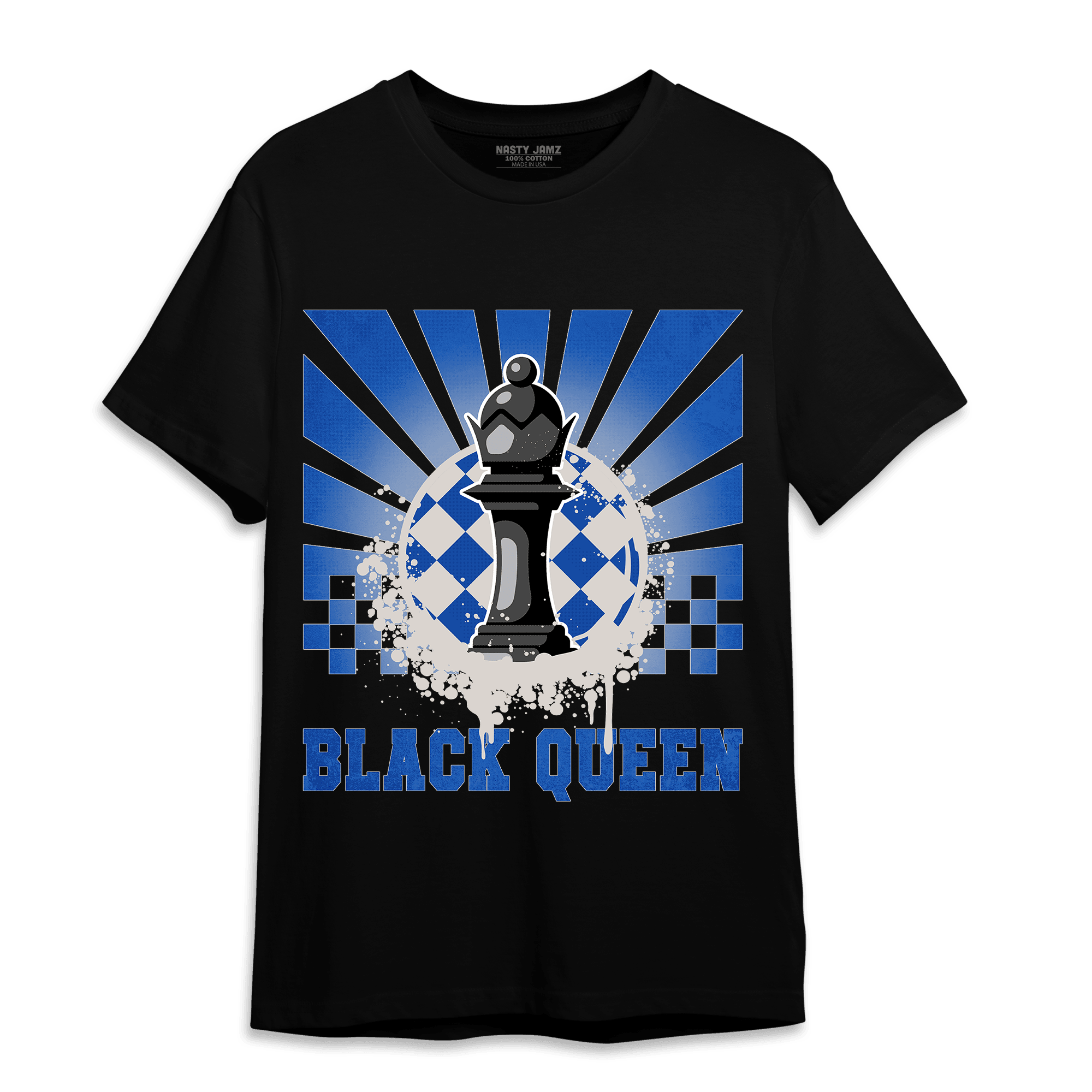 Air Max 1 86 Royal T Shirt Match Black Queen Collection - NastyJamz