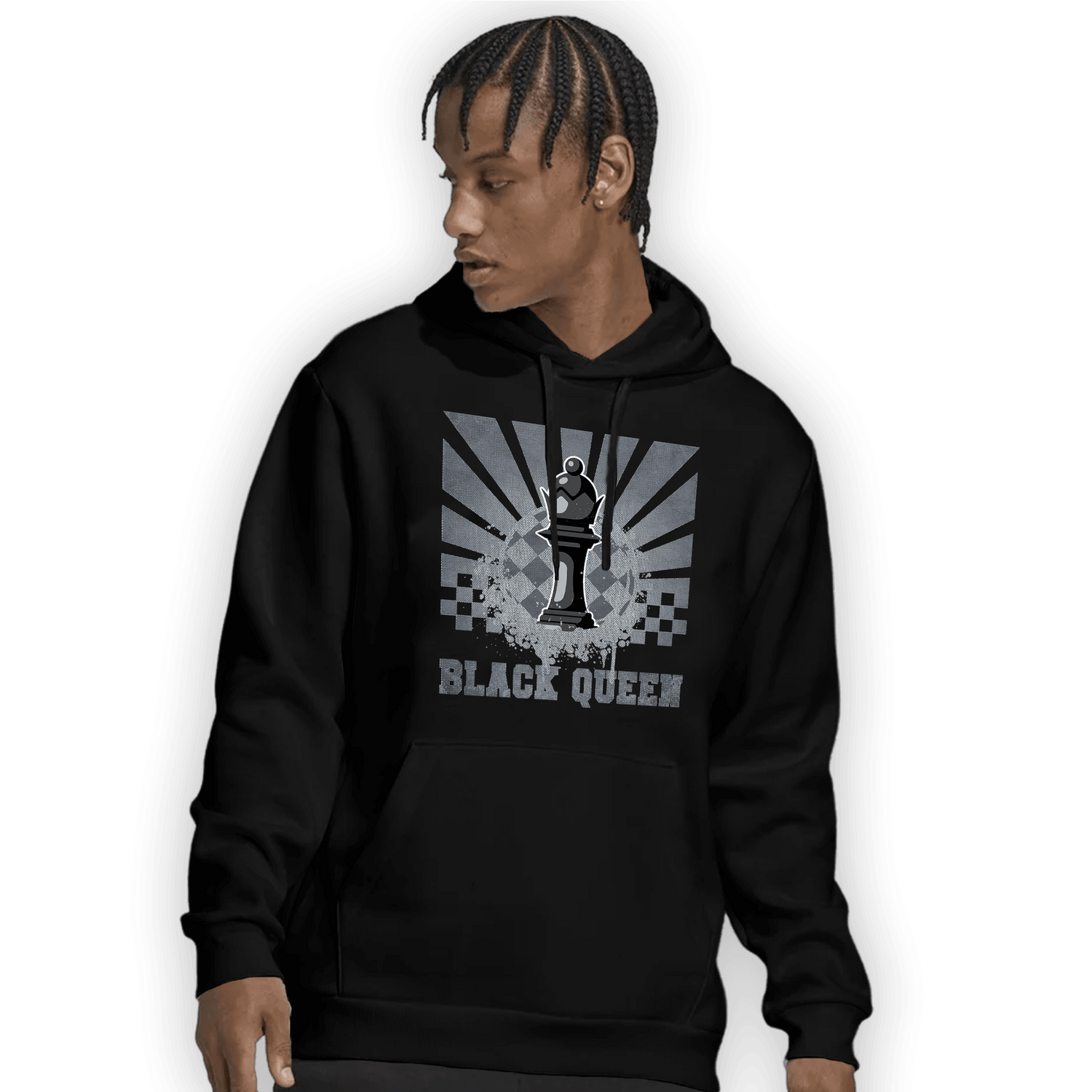 Air Max 90 Iron Grey Hoodie Match Black Queen Collection - NastyJamz