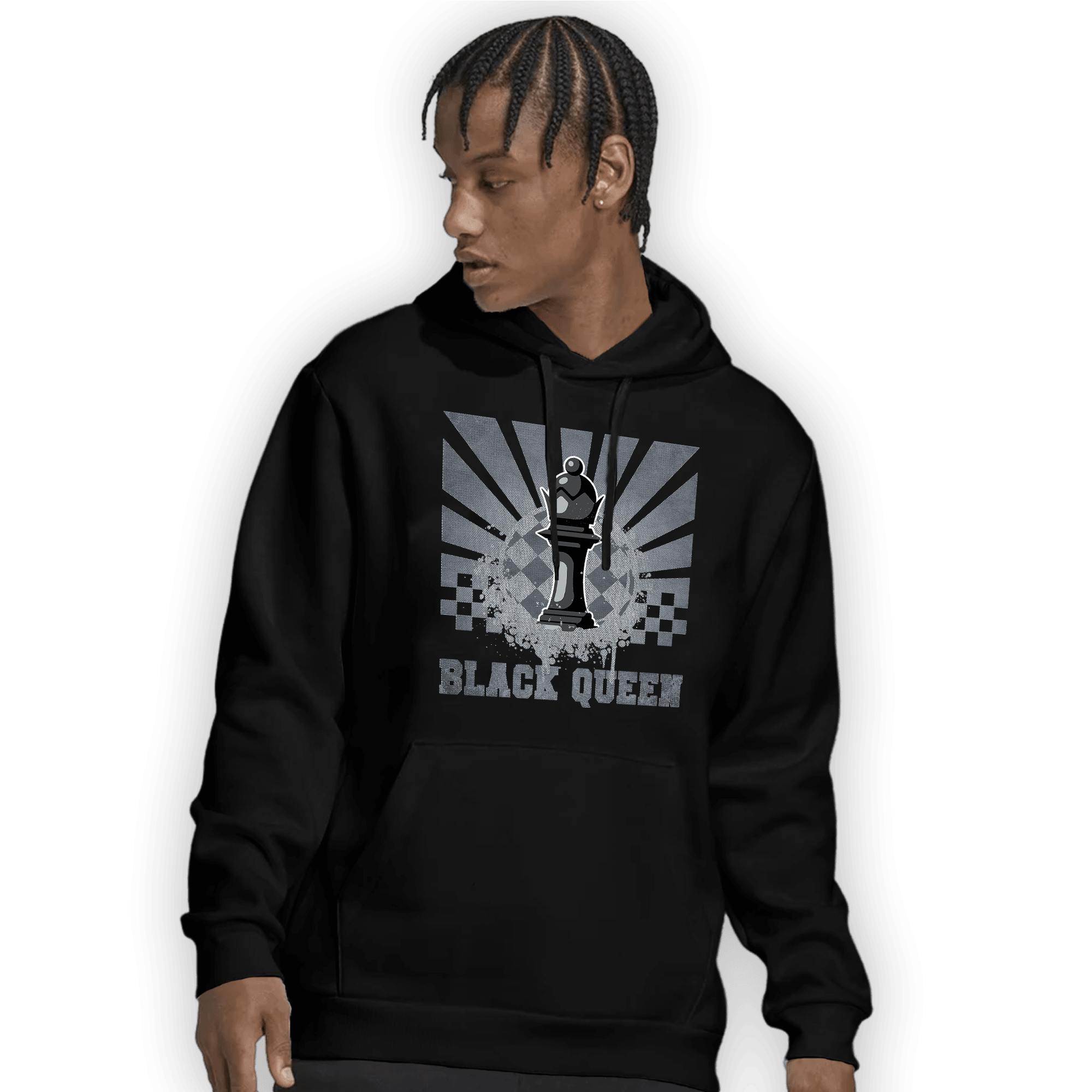 Air Max 90 Iron Grey Hoodie Match Black Queen Collection - NastyJamz