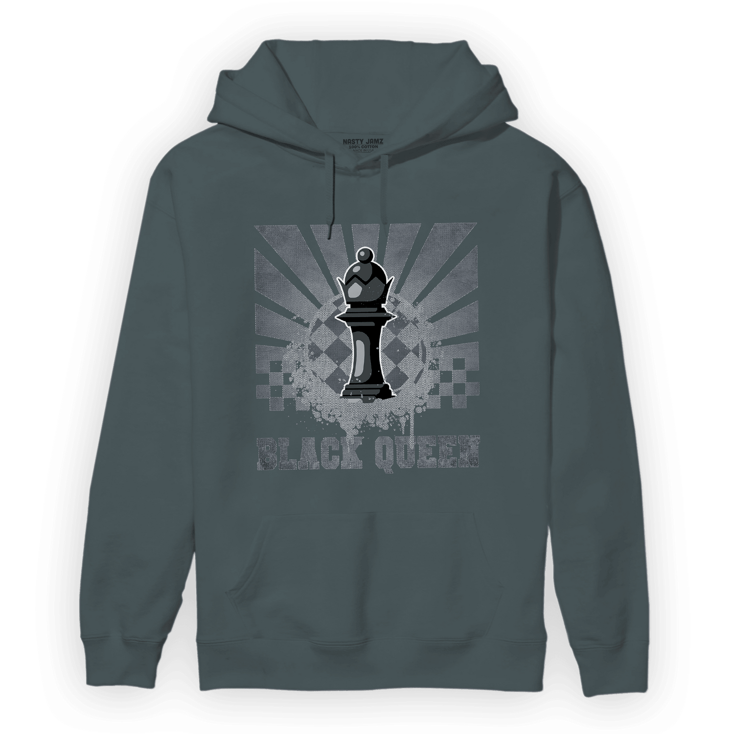 Air Max 90 Iron Grey Hoodie Match Black Queen Collection - NastyJamz