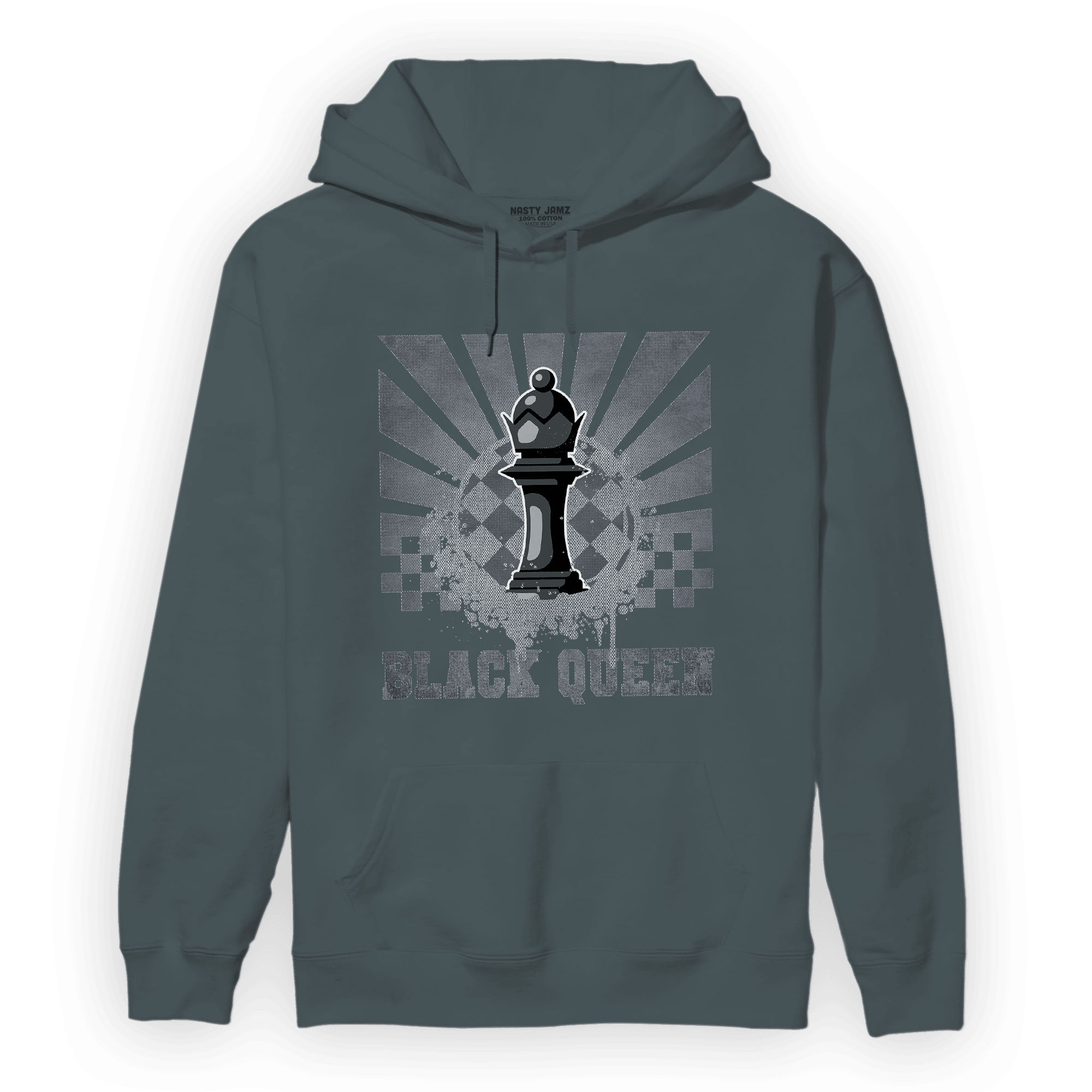 Air Max 90 Iron Grey Hoodie Match Black Queen Collection - NastyJamz