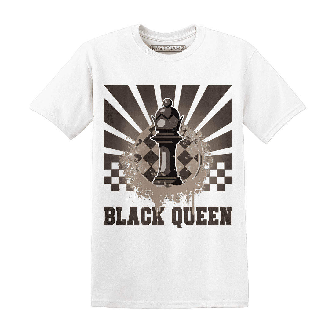 Dunk Low Baroque Brown T Shirt Match Black Queen Collection - NastyJamz